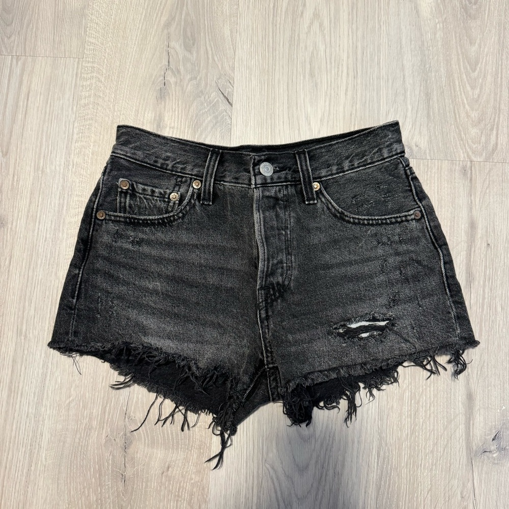 Levi’s 501 Distressed Denim Shorts